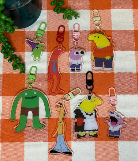 Smiling Friends Keychains