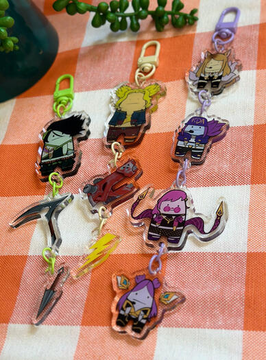 Lol Blorbo Connected Keychains