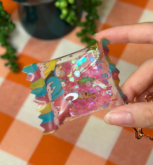 Triple Baka Candy Bag Keychain