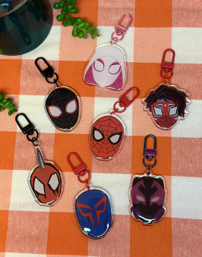 Spider-Verse Keychains