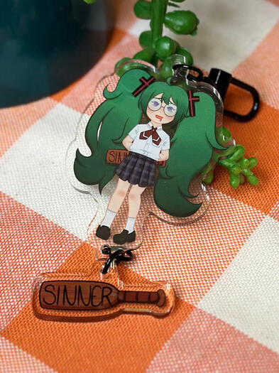 Rotten Girl Connected Keychain